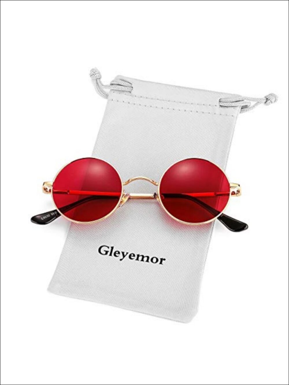 Polarized Round Sunglasses Men/Women Small Retro Half-Frame UV400